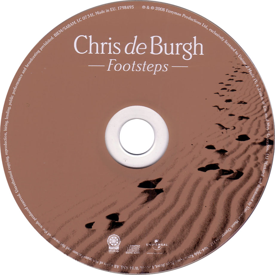 Chris De Burgh  Footsteps (16 Canciones) : CD